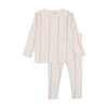 Linear nostalgia pink loungewear by Bee & Dee