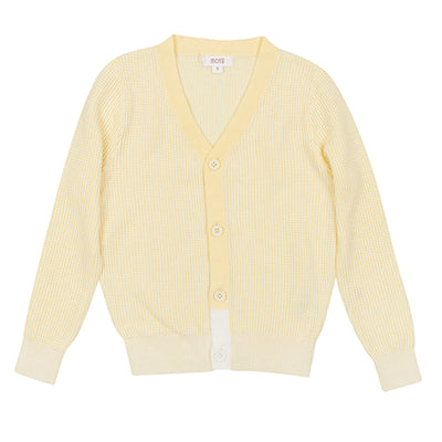 Jack pale yellow cardi by Motu