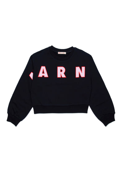 Cropped print sweatshirt by Marni