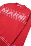 Trim red knit sweater by Marni