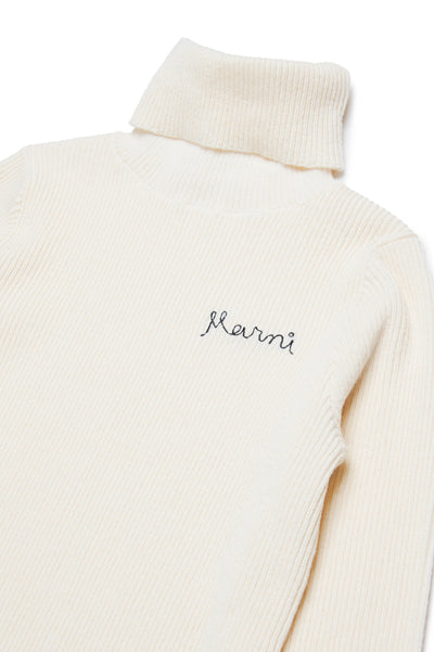 Cream turtleneck by Marni