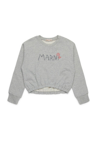 Stitched logo sweatshirt by Marni