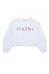 Flower logo white sweatshirt by Marni