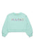 Flower logo mint sweatshirt by Marni