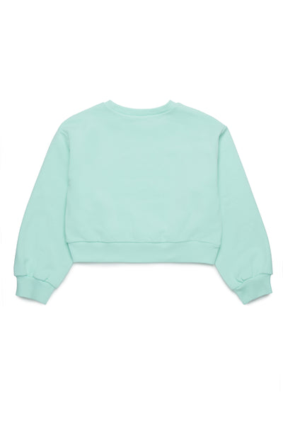 Flower logo mint sweatshirt by Marni