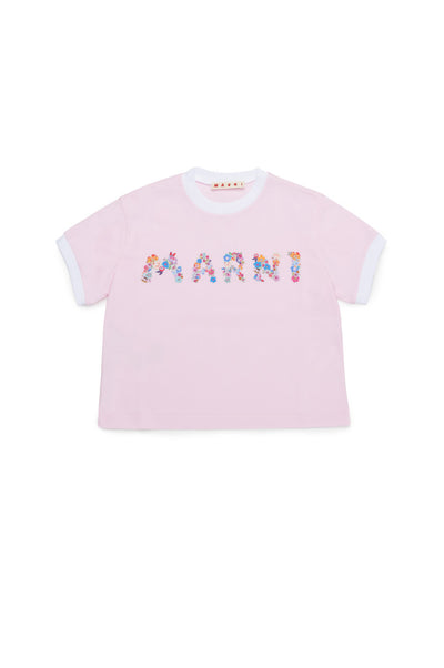 Trim pink t-shirt by Marni