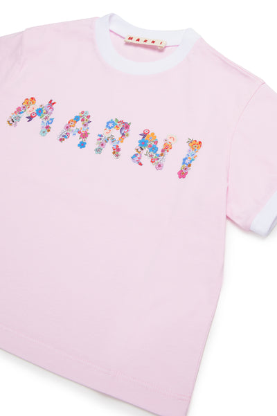 Trim pink t-shirt by Marni