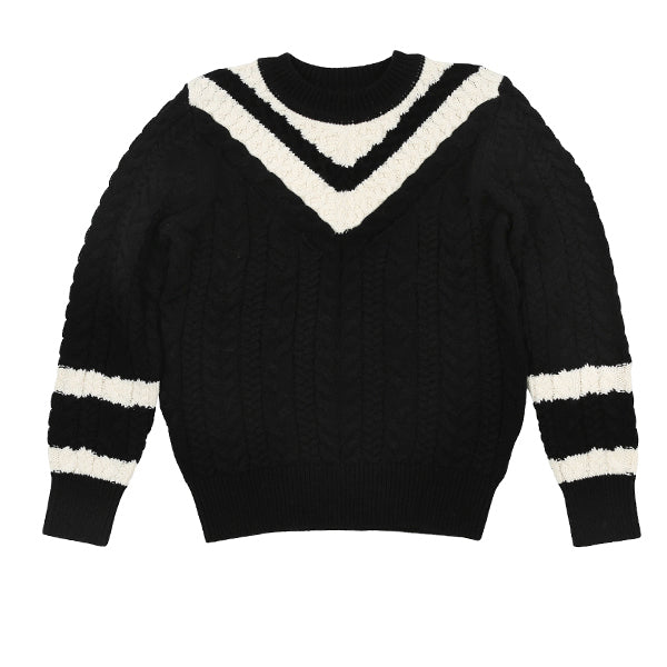 VIP Lounge Cable Knit Sweater