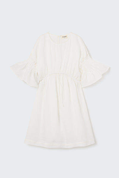 Linen ivory dress by Cozmo