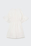 Linen ivory dress by Cozmo