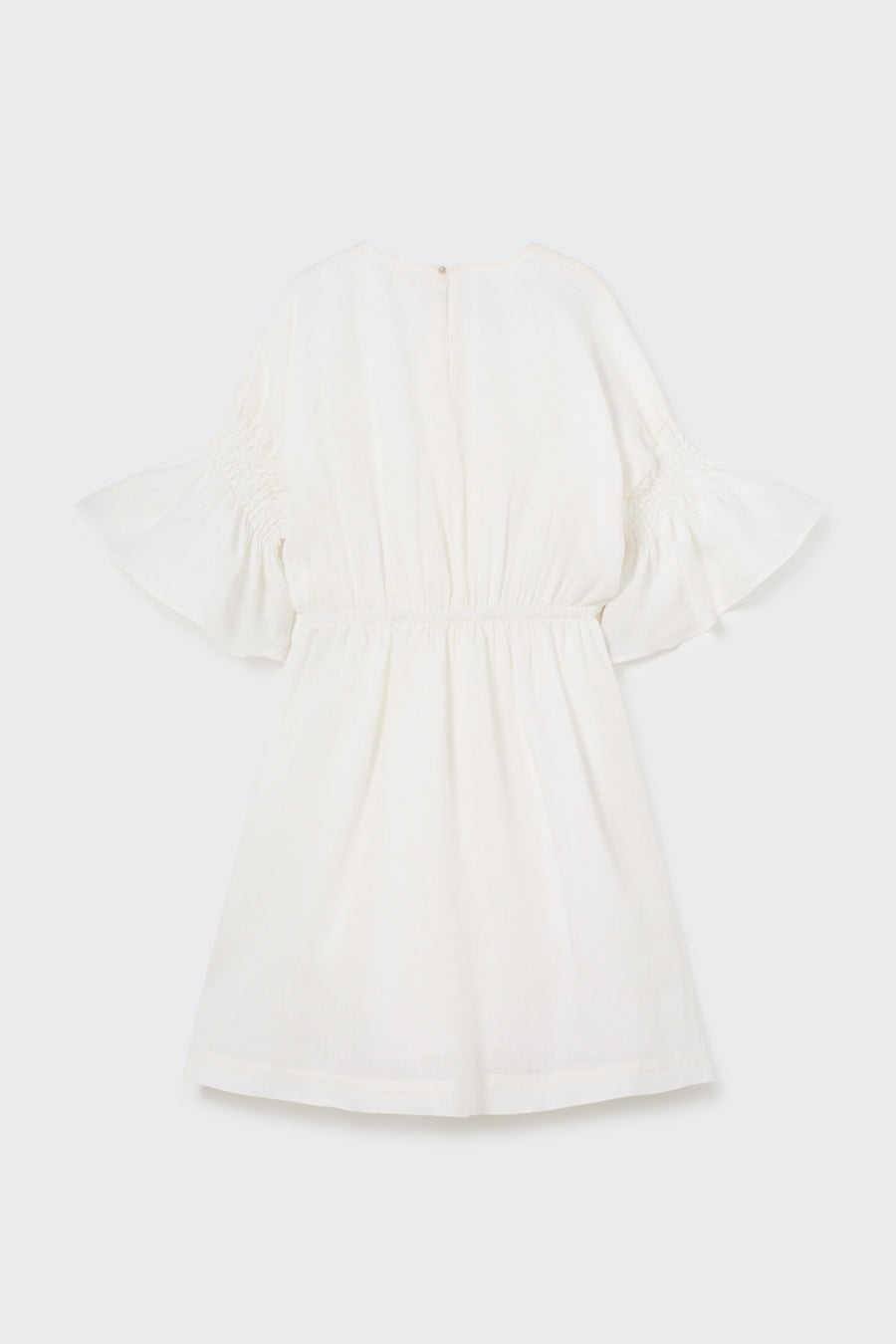 Linen ivory dress by Cozmo