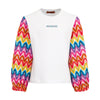 Zig zag pattern sleeves sweatshirt by Missoni