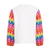 Zig zag pattern sleeves sweatshirt by Missoni