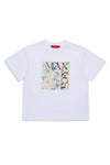 Floral design t-shirt by Max & Co