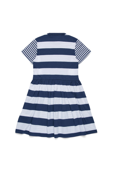 Striped navy dress by Max & Co