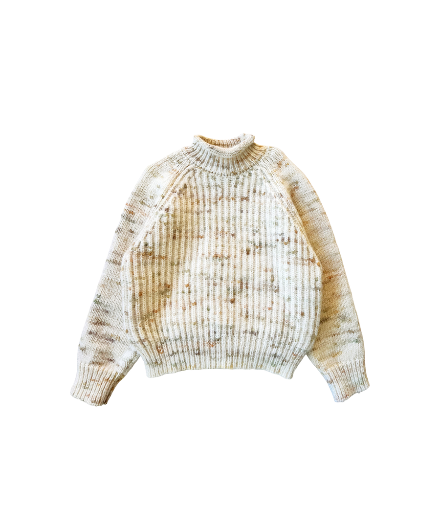 Moss speckle sweater by Mabli