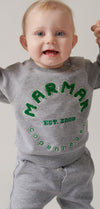 Theos green logo sweatshirt set by Marmar