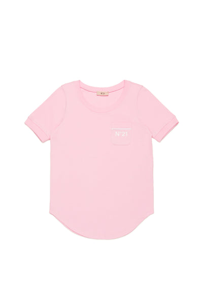 Pocket pink t-shirt by N21