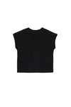 Bow neck black t-shirt by N21