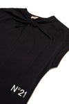 Bow neck black t-shirt by N21