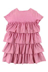 Tiered layers pink dress by Loud