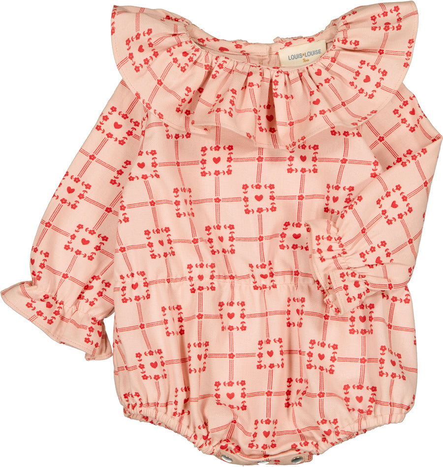 Melissa square heart romper by Louis Louise