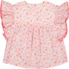 Romantic red flower top + bloomer set by Louis Louise