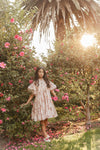 Blush orchid linen shirt dress by Petite Amalie