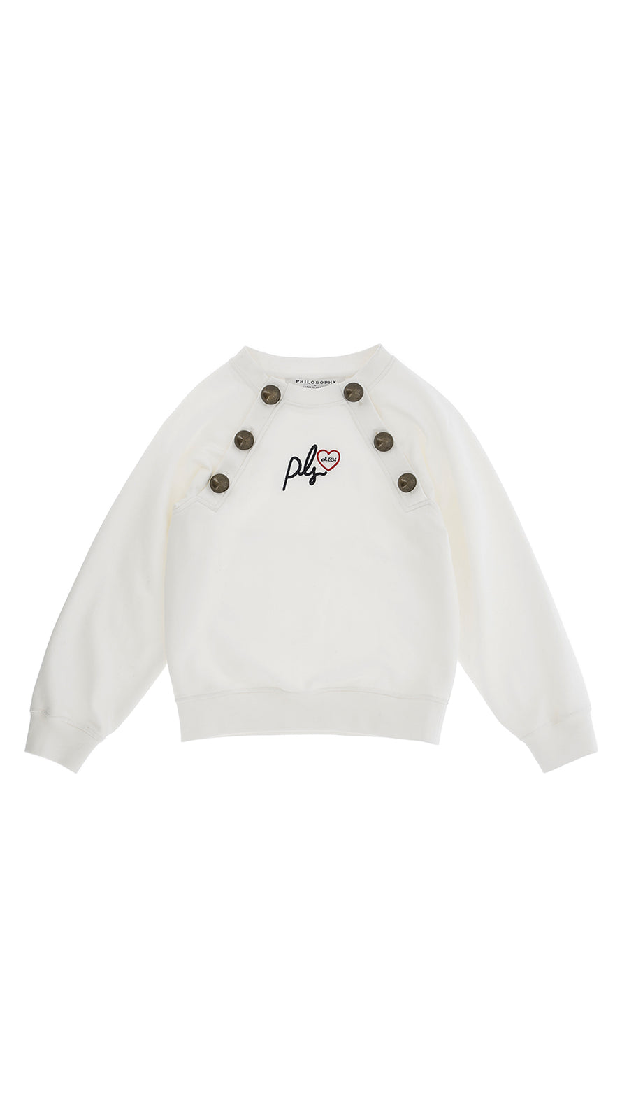 Pls print ivory sweatshirt by Philosophy