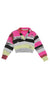 Multicolor stripe v-neck sweater by Philosophy