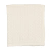 Pointelle white blanket by Bee & Dee