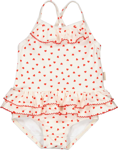 Happy hearts swinnie bathing suit by Marmar