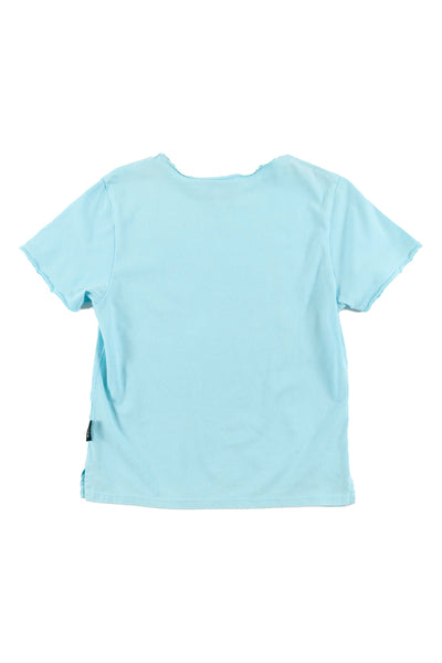 Cyan light blue t-shirt by Loud