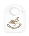 Rocking horse satin bib by Atelier Choux