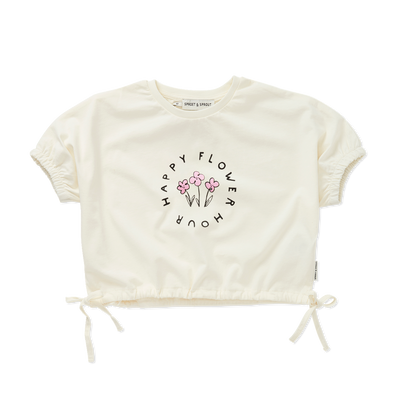 Happy flower t-shirt by Sproet & Sprout