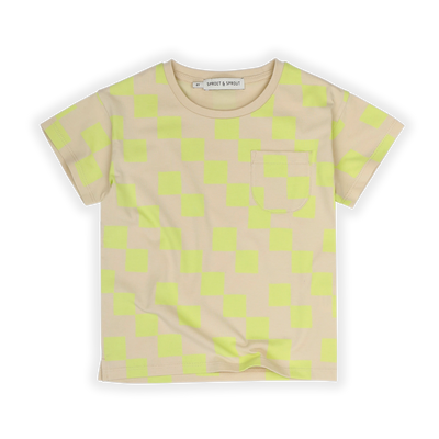 Pocket blocks print t-shirt by Sproet & Sprout