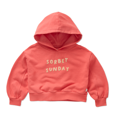 Hooded cropped sweatshirt by Sproet & Sprout