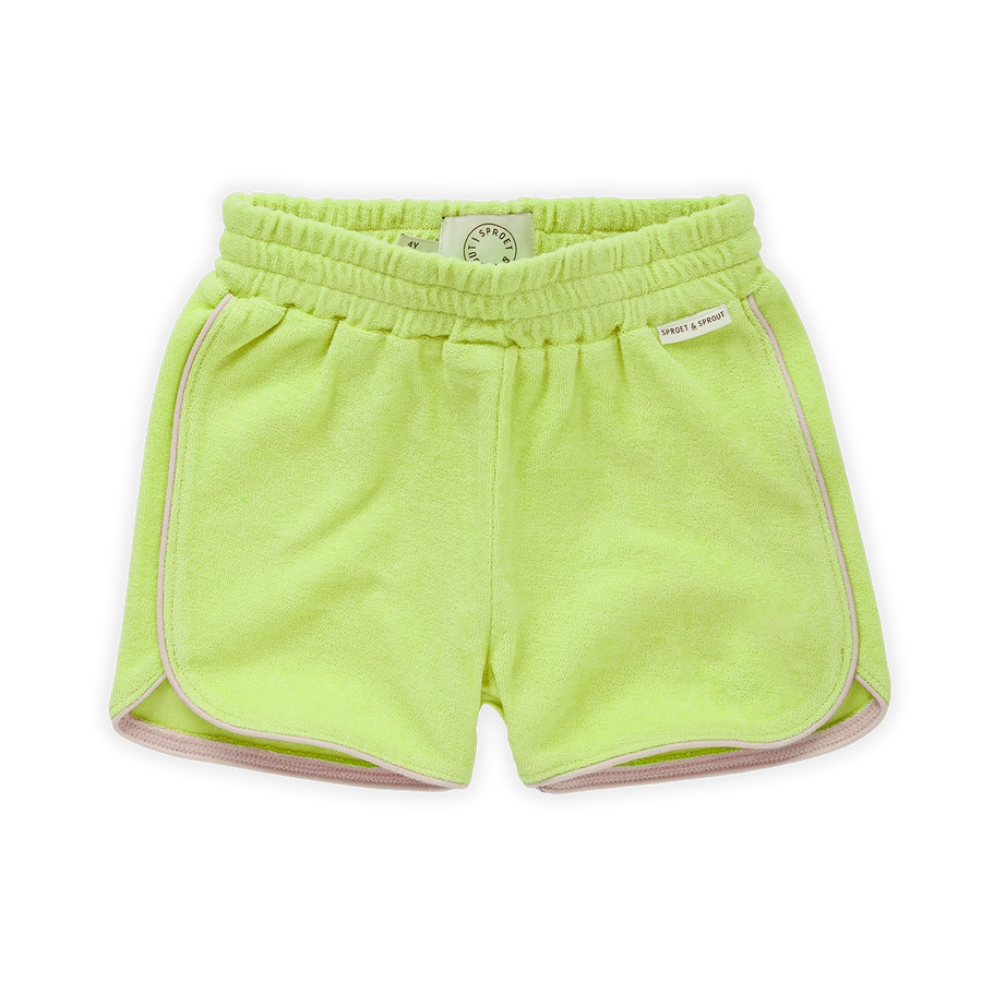 Terry citrus sport shorts by Sproet & Sprout