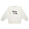 Cherry camp off white sweatshirt by Tocoto Vintage