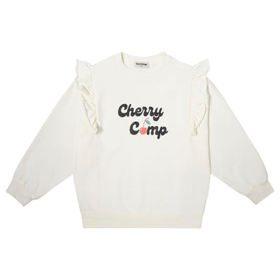 Cherry camp off white sweatshirt by Tocoto Vintage