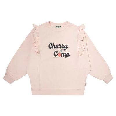 Cherry camp pink sweatshirt by Tocoto Vintage