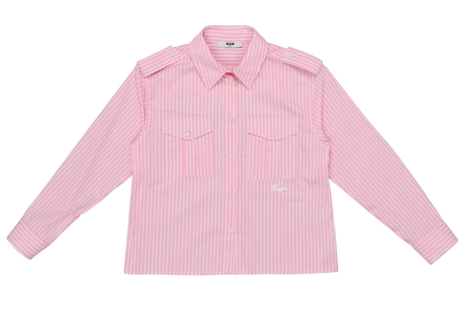 Stripe pink shirt by MSGM