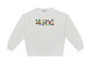 Beaded logo sweatshirt by MSGM