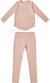 Heathered pink pajamas by Crew Lounge