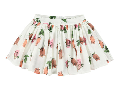 Roses white skirt by Morley