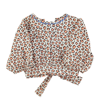 Balloon sleeves animal print blouse by Piupiuchick