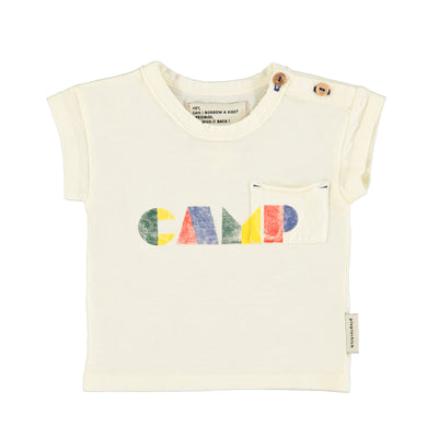 Camp print t-shirt by Piupiuchick