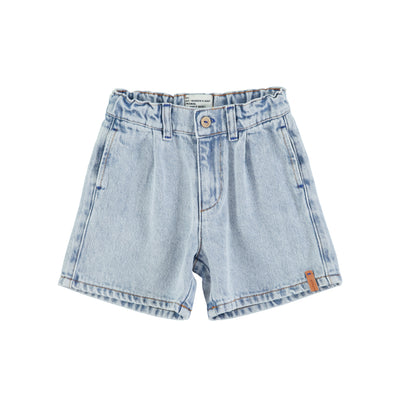 Washed blue denim shorts by Piupiuchick