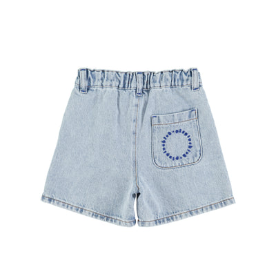 Washed blue denim shorts by Piupiuchick