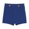 Ace medium blue knit shorts by Sweet Threads